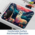 thumbnail image 6 of Alpaca Printed Gaming Mousepad Desk Mat, Non-Slip Rubber Bottom Mouse Mat 8.3x9.8 Inch - Suitable for Office and Gaming, 6 of 6