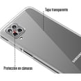 thumbnail image 4 of Funda para Galaxy A22 5G Kiosla Hybrid Clear Case Premium Uso Rudo TPU transparente, 4 of 7
