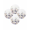 thumbnail image 7 of 13 Inch Round Placemats Set of 4, Purple Spring Floral Non Slip Heat Insulation PP Table Mats, Elegant Pastoral Flowers Watercolor Washable Place Mats for Kitchen Dining Party Table Decor, 7 of 7