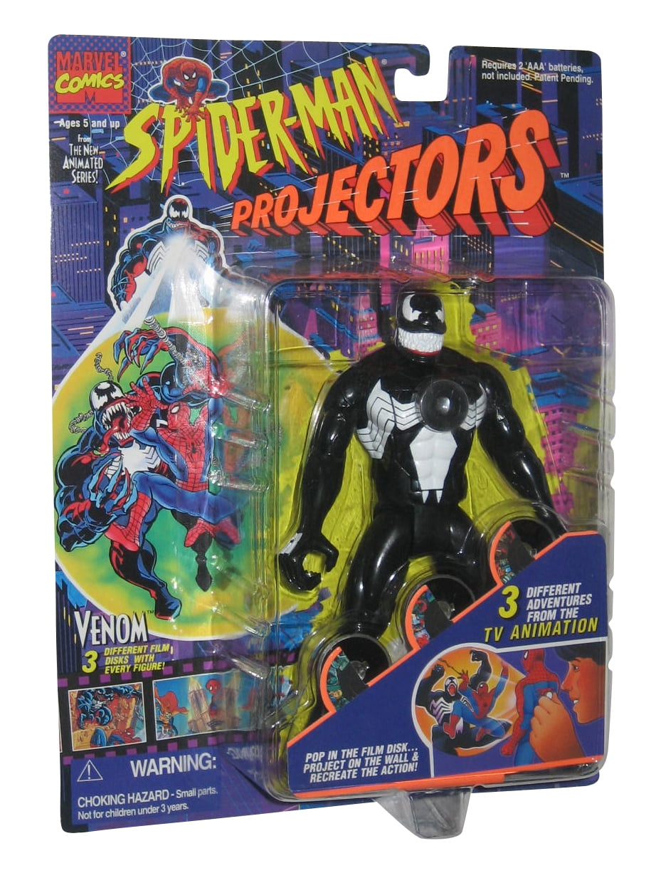 ToyBiz Figurine vintage spiderman animated VENOM toybiz marvel 1994 19cm 