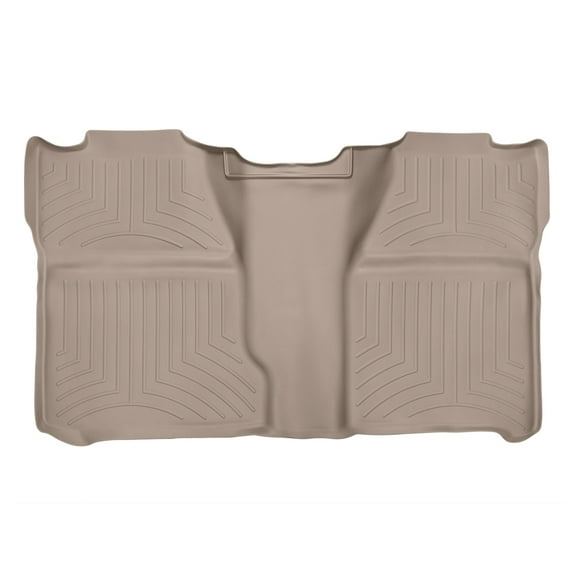 WeatherTech Custom Fit FloorLiners compatible with Chevrolet Silverado, Silverado 2500HD/3500HD, Silverado 1500 - 2nd Row, Tan