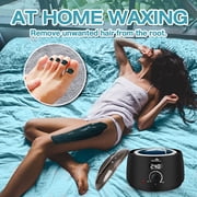 Lifestance Waxing Kit for Women & Men, Digital Wax Pot Warmer | Brazilian & Bikini Hair Removal Kit with 14.1oz Hard Wax Beads for Face, Leg, Eyebrow