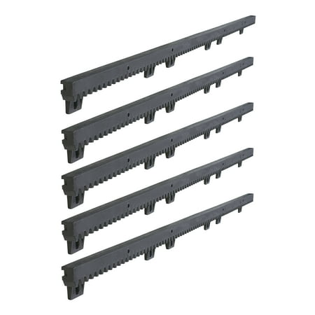 ALEKO Nylon Gear Racks, Garage Door Opener Systems & Supplies with Quieter Operation, 5 Pieces Pack