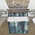 thumbnail image 3 of Designart 'Deep Woods I Indigo' Cottage Duvet Cover Set, 3 of 4