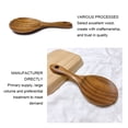 thumbnail image 3 of Advancent Cucharas de cocina de teca, paleta para sopa, cuchara de cocina, cucharón de para el hogar, espátula giratoria, herramienta Cocina y Comedor, 3 of 6