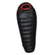 thumbnail image 2 of Saco de dormir térmico de plumón para camping, senderismo, mochilero, oficina, saco de dormir momia a presión 400g negro, 2 of 9