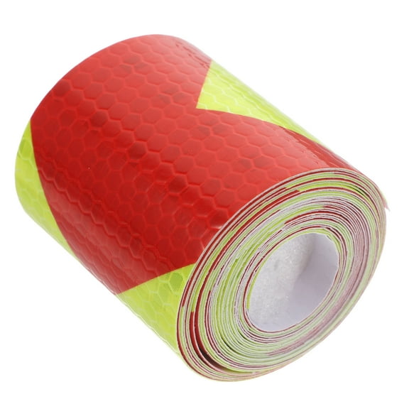 NICEXMAS Reflective Strips For Clothing Reflective Safety Tape Yellow Reflective Film Easy to Use Outdoor Use 1 Roll
