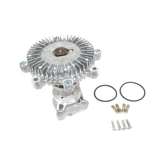 Engine Water Pump with Fan Clutch - Compatible with 1999 - 2007 Suzuki Grand Vitara 2000 2001 2002 2003 2004 2005 2006