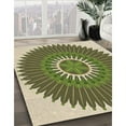 thumbnail image 3 of Ahgly Company Machine Washable Indoor Rectangle Transitional Ginger Brown Green Area Rugs, 4' x 6', 3 of 7