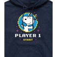 thumbnail image 2 of Peanuts - Player 1 Start Retro Snoopy - Men's Pullover Hoodie, 2 of 5
