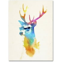 Trademark Fine Art 'Sunny Stag' Canvas Art by Robert Farkas