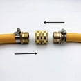 thumbnail image 6 of Ana Two-way Female Female Connector Solid Brass Garden Hose Female-to-female Hose, 6 of 9