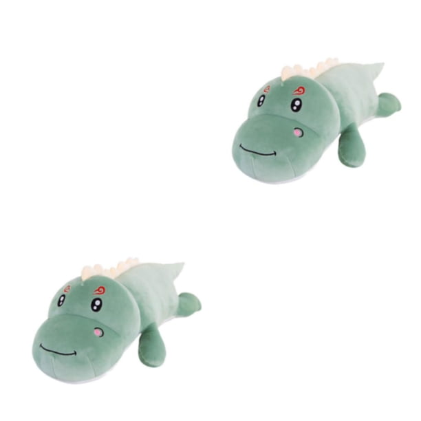 Vogacara Almohada de dinosaurio, muñeco de peluche, sofá , multicolor, accesorios para el hogar, beso, abrazo, dormir, muñecas de animales Type5 NO5