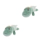 thumbnail image 4 of Vogacara Almohada de dinosaurio Juguete de peluche Muñeco de peluche Sofá Novia multicolor Oficina Accesorios para el hogar Abrazo Dormir Rosa Type5 NO5, 4 of 6