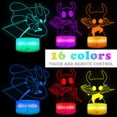 thumbnail image 2 of Luz Nocturna LED de Ilusión 3D WYDCAA Hollow Knight RGB, 2 of 6