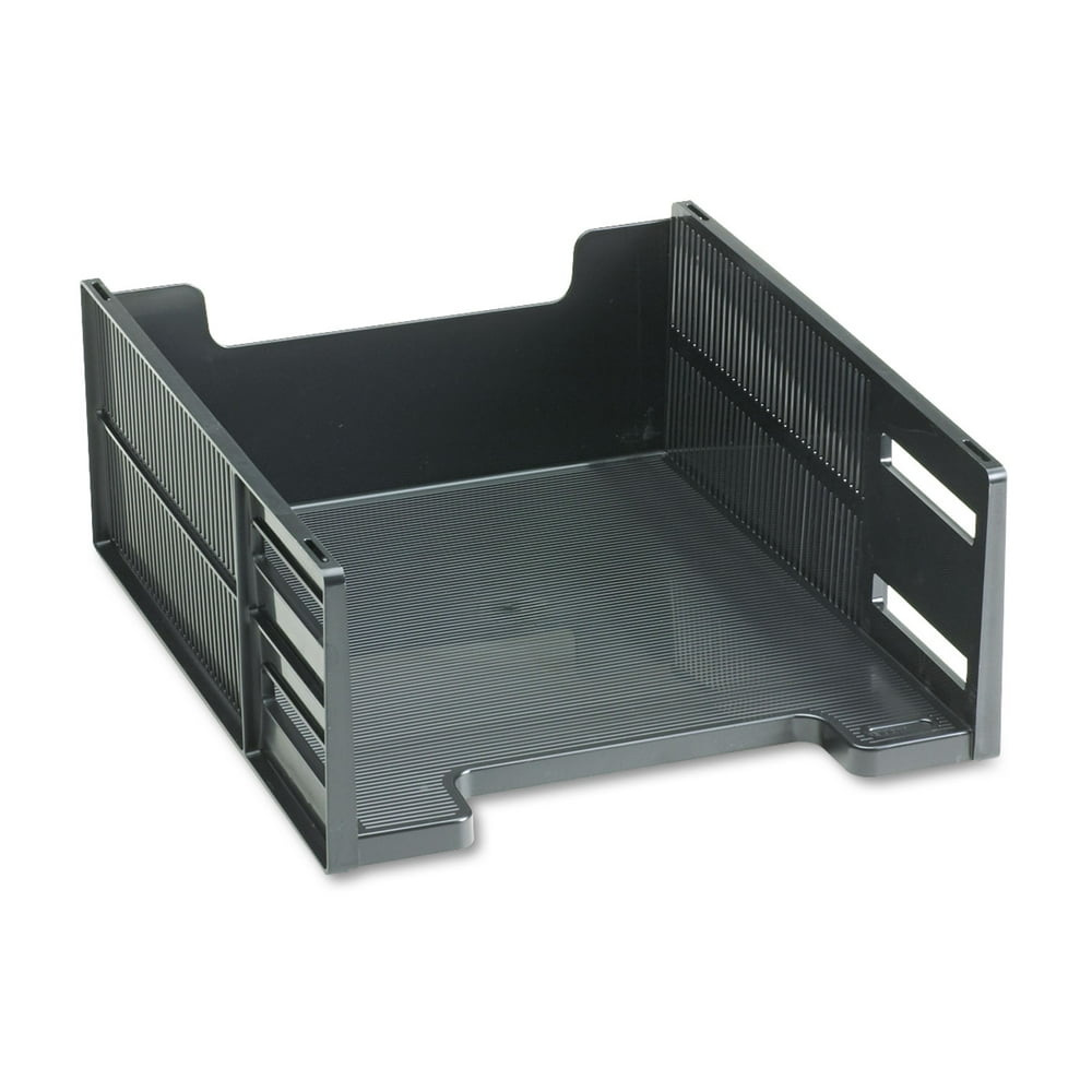 Rubbermaid Highcapacity Stackable Front Load Desk Trays, 1 Section