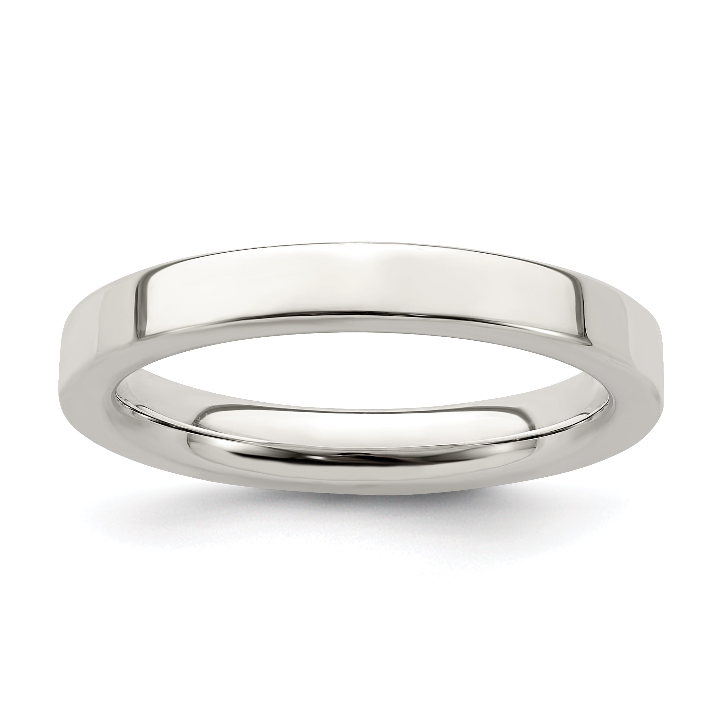 Sterling Silver 3mm Flat Band 
