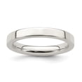 thumbnail image 1 of 925 Sterling Silver 3mm Comfort Fit Flat Size 9 Band Ring, 1 of 2