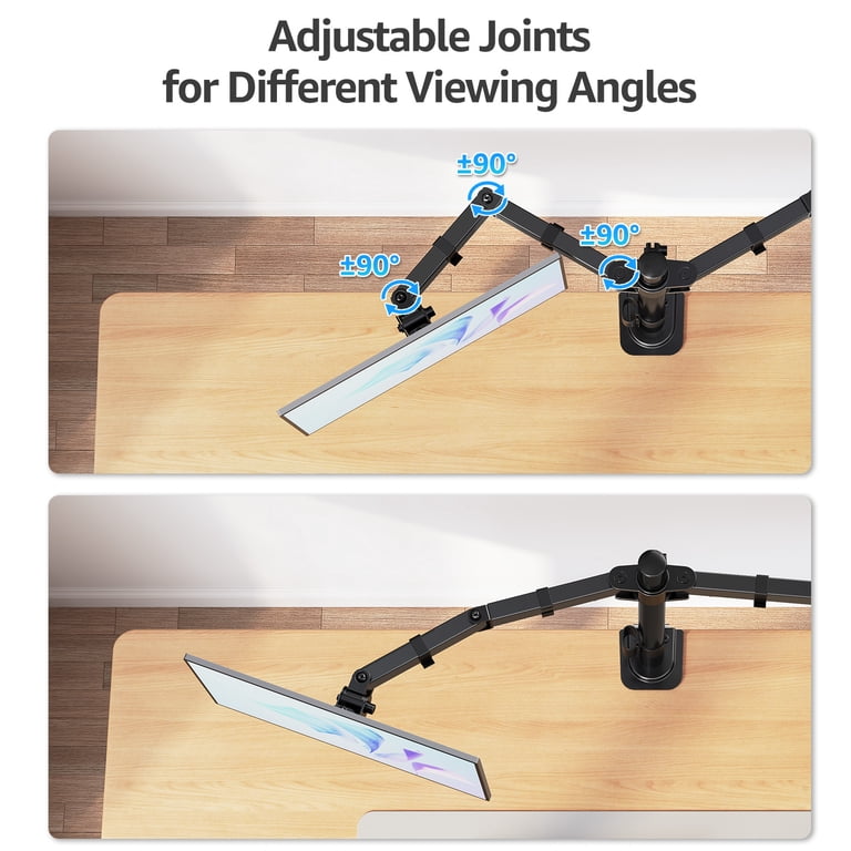 HOMOUNT Dual Monitor Desk Mount Adjustable Arm photo 5