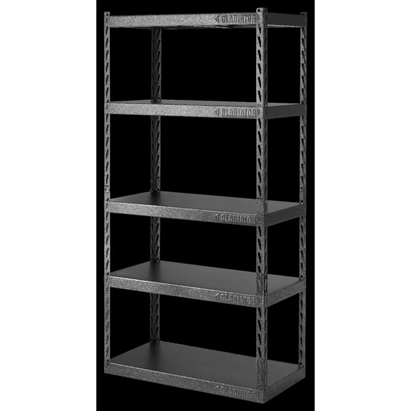 Gladiator 36" Wide EZ Connect Rack with Five 18" Deep Shelves, GARK365TGG