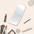 thumbnail image 6 of Compact 2X Magnification LED Illuminated Portable Makeup with Internal Battery for Travel Purse Pocket, 6 of 8