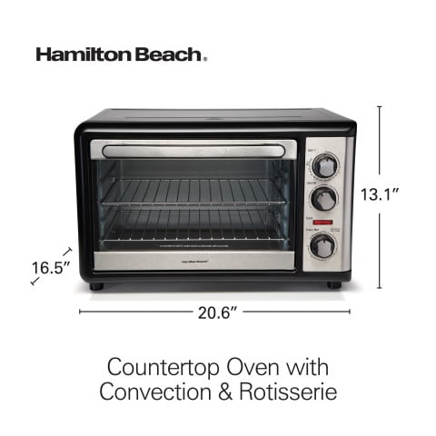 hamilton beach xl convection oven with rotisserie
