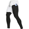 thumbnail image 1 of Compression Running Pants Men Double-deck 2 in 1 Sportswear Jogging Trousers Gym Training Tracksuit Workout Sport Sweatpants Men, 1 of 5