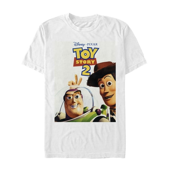 Men's Toy Story Movie Poster  Graphic Tee White X Large
