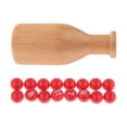thumbnail image 4 of amagogo Pool Snooker Shaker Bottle Set with 16 Numbered Scoring Balls Versatile Billiard Light Brown, 4 of 10