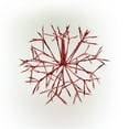 thumbnail image 4 of Alpine Corporation 16" Iron Twig Light-Up Snowflake Holiday Ornament, Red, 4 of 14