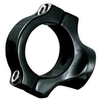 Kuryakyn Curved Side License Plate Mount | 1.25 I.D." | Black (3121)