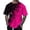 Hot Pink*, variant on Men's T-Shirts Performance Solid Color Crew Neck Tee Shirts Sequins Printed Short Sleeve Breathable Lightweight Holiday Beach Tees