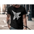 thumbnail image 2 of Military Fighter Jet Plane Patriotic Pilot Airplane Gift T-Shirt 4th of July Jet Fighter Aviation Birthday Presents Tshirt, 2 of 10