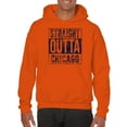 thumbnail image 6 of UGP Campus Apparel Straight Outta Chicago - Illinois Football Hometown Pride Hoodie - Medium - Orange, 6 of 6