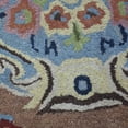 thumbnail image 5 of Rugsotic Carpets Hand Tufted Wool Eco-Friendly Area Rugs - 8'x8', Round, Light Brown, Modern Contemporary Design, High Pile Handmade Anti Skid Rugs for Living Room, Bed Room (K00S05), 5 of 5