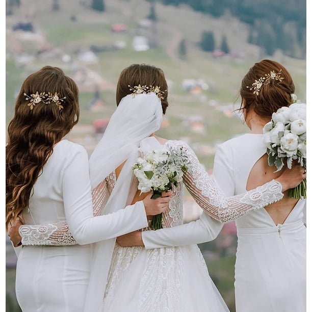 Bridesmaid store hair pieces