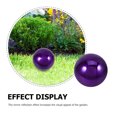 thumbnail image 4 of RENACLIPY 2-Pack Stainless Steel Gazing Globe Outdoor Garden Decor Round Yard Ornament, 4 of 5