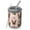 German Shepherd, variant on 12oz Coffee Tumblers German Shepherd with Roses Stainless Steel Vacuum Insulated Travel Tumbler Coffee Cups Mug with Lid and Straw with Cleaning Brush for Cold & Hot Drinks