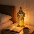 thumbnail image 6 of Sulaicai Decorative Lanterned Moroccans Lantern Metal Iron Holders Golden Hollow Glim Ramadans Decorations, Outdoor Patio or Porch, Indoor Home Decor (Small), 6 of 9