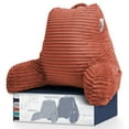 thumbnail image 1 of Nestl Almohada de Lectura con Respaldo, Apoyo para la Espalda Brazos, Descanso Cama Memory Foam Triturada, Color Rosa Brumoso, 1 of 7