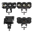 thumbnail image 2 of 2 Pzs Faros Auxiliares Doble Color Led 60w Para Auto Moto, 2 of 8