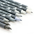 thumbnail image 5 of Tombow 56171 Dual Brush Pen Art Markers, Grayscale, 10-Pack, 5 of 8