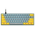 thumbnail image 1 of OUTEMU Clavier Mécanique Filaire USB à 61 Touches, Rétroéclairé par DEL, Prend en Charge l'Interchange à Chaud, Interrupteur Bleu / Interrupteur Rouge, 1 of 9