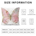 thumbnail image 5 of Orinice Butterfly Graphic Decorative Men Women Boy Girl Room Cushion Throw Pillow Cover 20x20in, 5 of 5