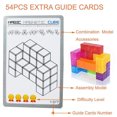thumbnail image 3 of QINXIN Magnetic Buliding Blocks Magic Magnetic Cube 7pcs Magnetic Bricks&54 Smart Cards Puzzles for Developing Kids Intelligence Gift, 3 of 7