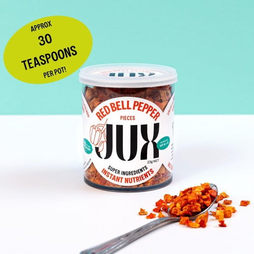 JUX Food Red Bell Pepper 25g, British Import (Pack of 3)