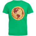thumbnail image 1 of Pizza Earth Green Adult T-Shirt, 1 of 1