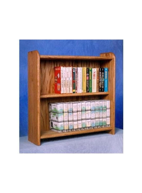 Wood Shed 207 Solid Oak Cabinet for DVDs- VHS tapes- books and more