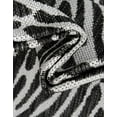 thumbnail image 3 of Unique Loom Outdoor Modern Collection Area Rug - Maze (7' 10" Round Black and White), 3 of 6
