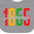 thumbnail image 4 of Inktastic 1865 Juneteenth Boys or Girls Baby Bib, 4 of 4